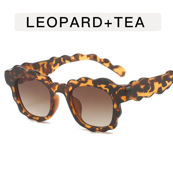 Wholesale Wave sunglasses, cloud personality runway sunglasses, fashionable and versatile sunglasses