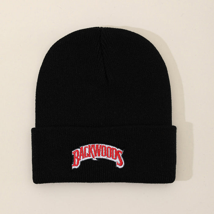 Wholesale Autumn and winter casual wool hat embroidered knitted hat