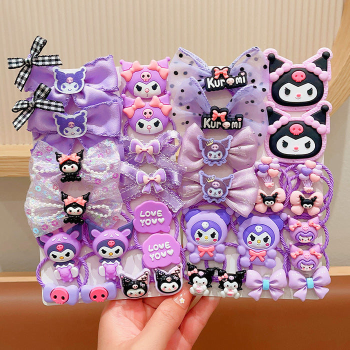 Wholesale Children's Cartoon High Elastic Rubber Band Headband Set (S)JDC-HS-Nuoqi001