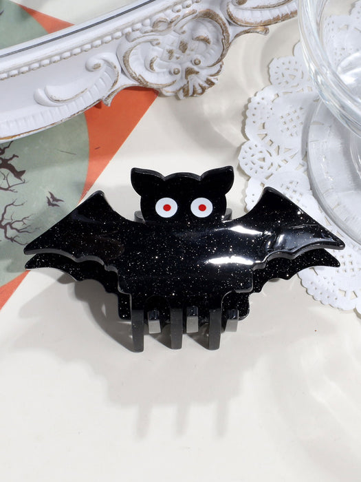 Wholesale  Acrylic Hair Claw Clip For Women Creative Pumpkin Ghost Bat Shark Design Fashion Accessory Resale