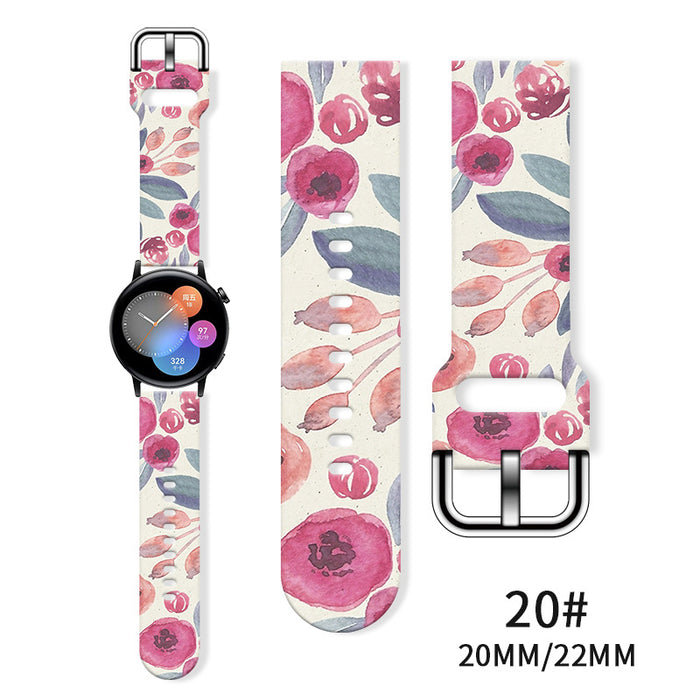 Wholesale Printed  Tpu Watch Strap Wrist Strap JDC-WD-NuoQi085