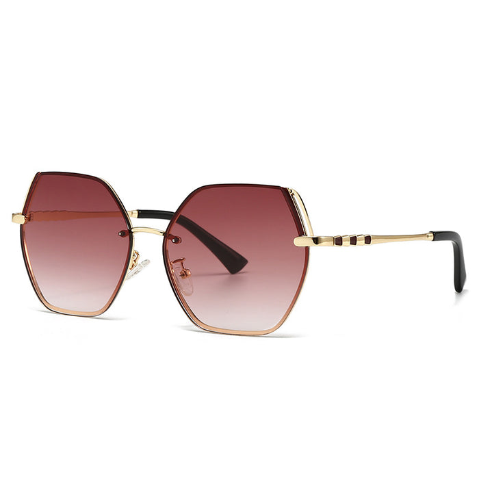 Wholesale Specially designed for metal circular sunglasses, modern retro star trendy street photography sunglasses