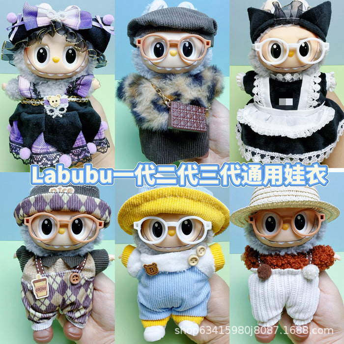 Wholesale Plush vinyl doll change jersey can be worn as a set of doll clothes