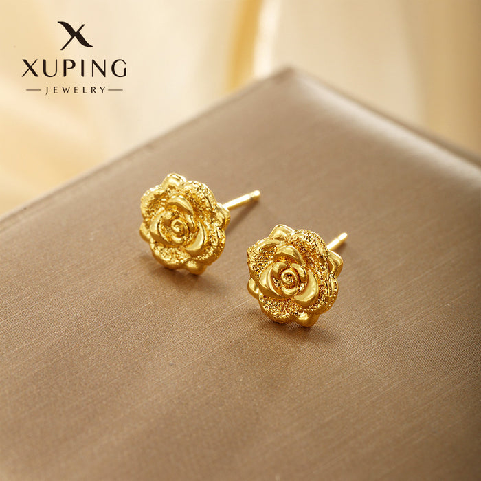 Wholesale Fairy Style Plant Flowers Retro Simple Temperament Design Earrings JDC-ES-XP004