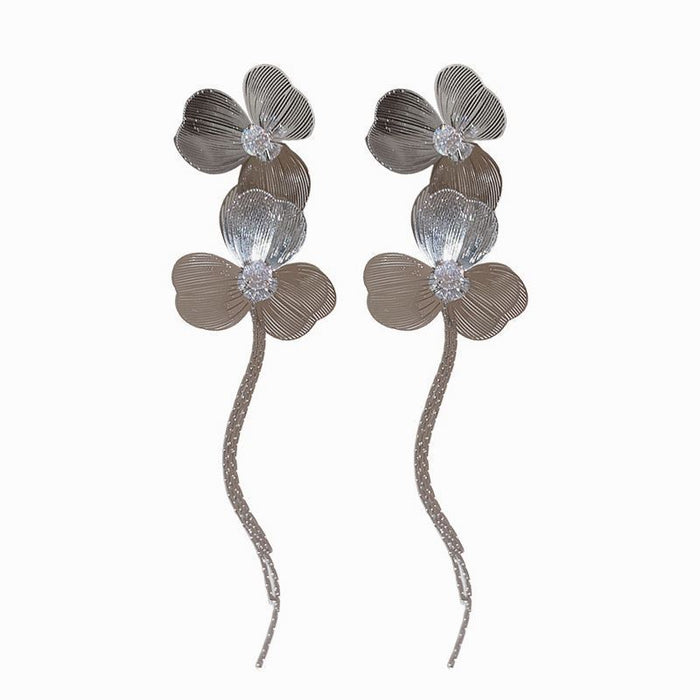 Wholesale Exaggerated temperament, long earrings, personalized tassel earrings, light luxury earrings