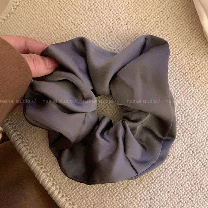 Wholesale Satin texture hair loop, high-end feel, meatball hair tie, hair tie, rubber band hair accessory