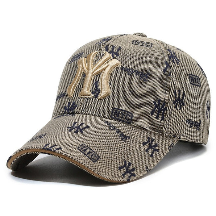 Wholesale Embroidered baseball cap, fashionable and versatile duckbill cap, outdoor fishing casual cap