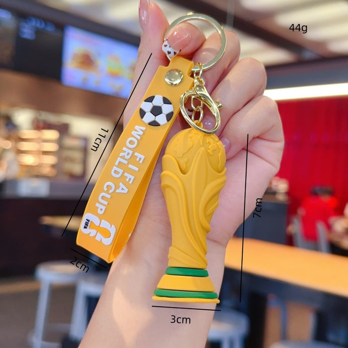 Wholesale Mascot keychain pendant soccer ball pendant