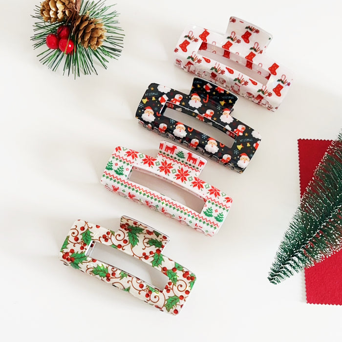 Wholesale Christmas series hair clip,  Christmas tree,  snowman,  bell,  holiday headwear