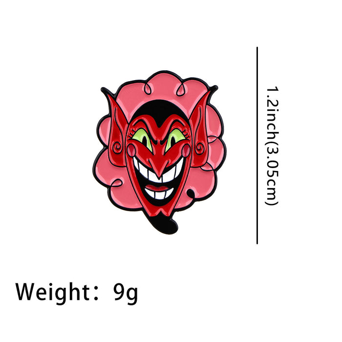 Wholesale 5pcs Animation Series Brooch Badge Clothing Backpack Alloy