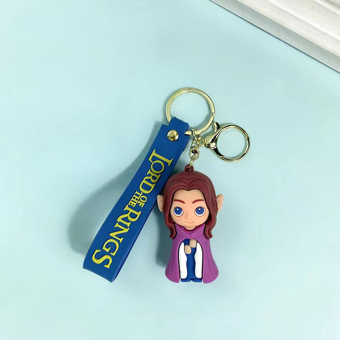 Wholesale Multiple movie character soft rubber keychains available