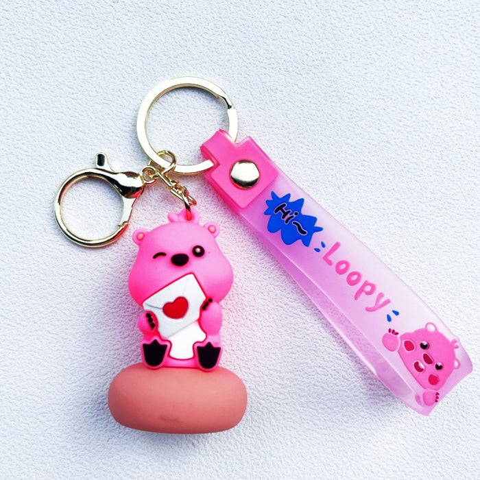 Wholesale PVC Cute Cartoon Doll Keychain JDC-KC-WuYi071