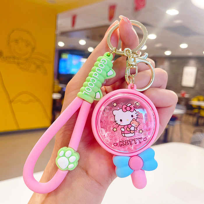 Wholesale Silicone Cute Cartoon Doll Keychain JDC-KC-LiuFan022