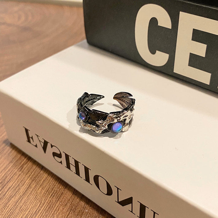 Wholesale Personalized dual tone ring, niche index finger ring