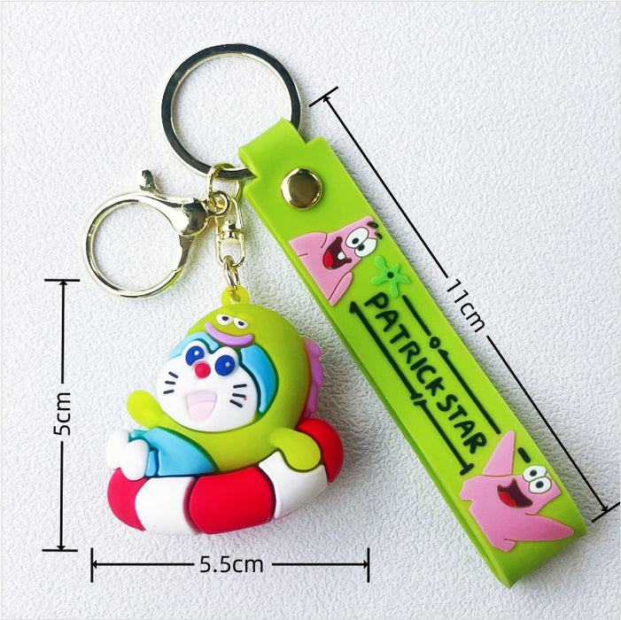 Wholesale PVC Cartoon Doll Keychain JDC-KC-WuYi018