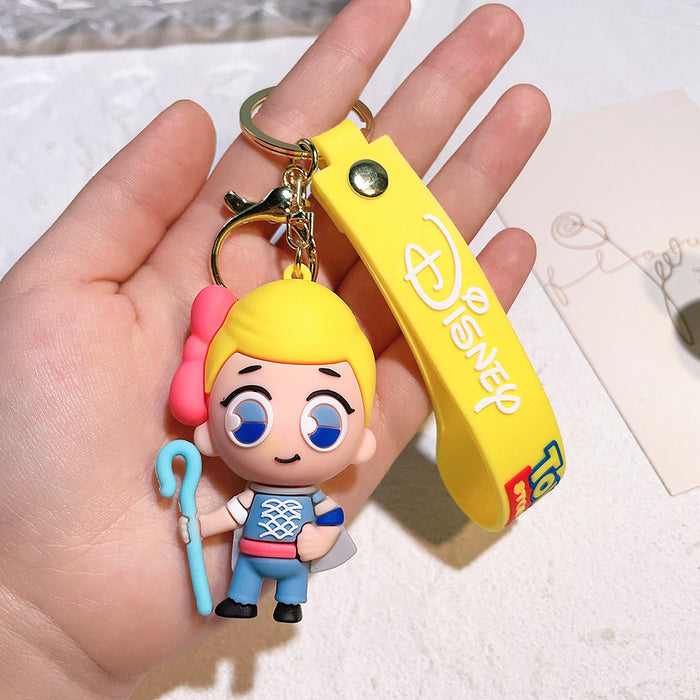 Wholesale Cartoon Silicone Doll Keychain JDC-KC-QiChao058