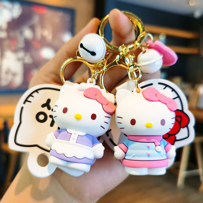 Wholesale Cartoon Doll Silicone Keychain JDC-KC-Tingm235