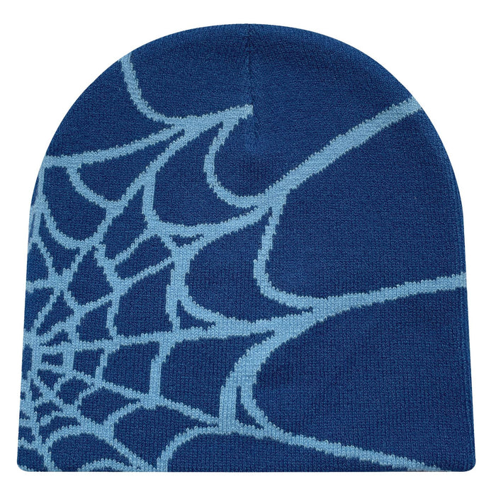 Wholesale Acrylic Spider Web Jacquard Yarn Knitted Hat JDC-FH-Mingw003