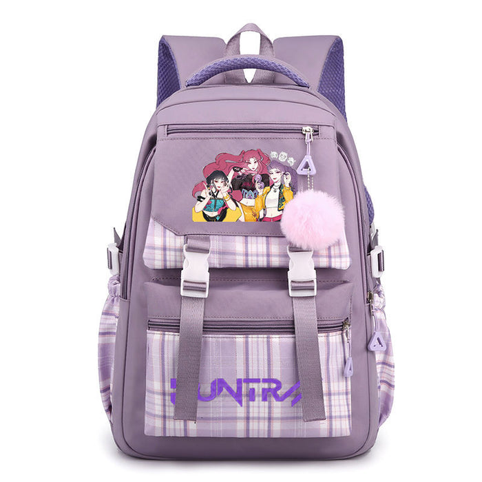 Wholesale  Kpop Printed School Bag Junior High School Large Capacity Backpack