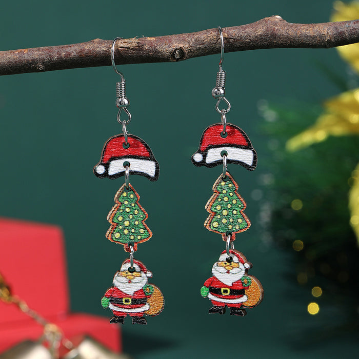 Wholesale Christmas Tree  Socks Earrings