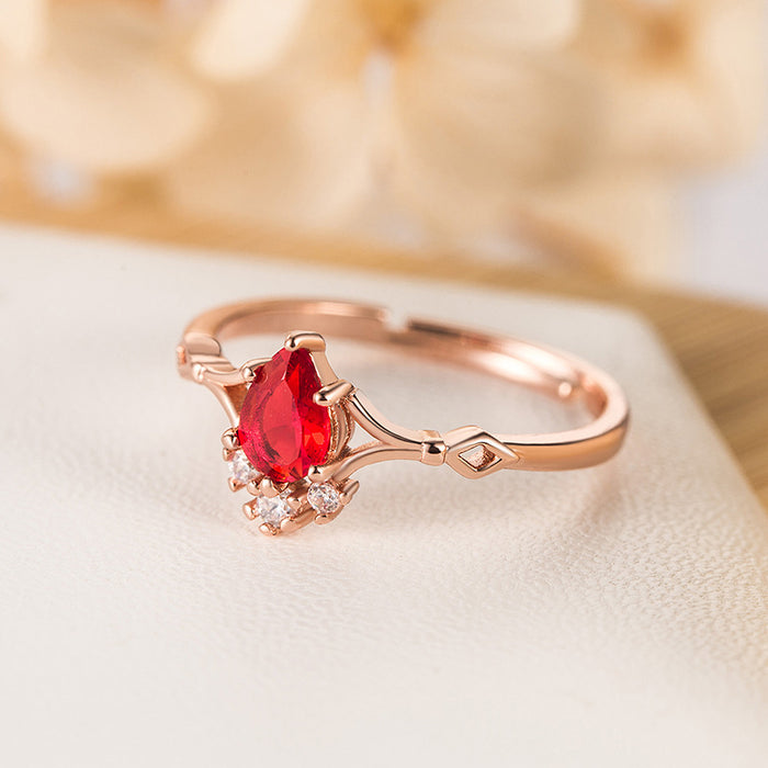 Wholesale Natural stone ring, light luxury, versatile, same style ring