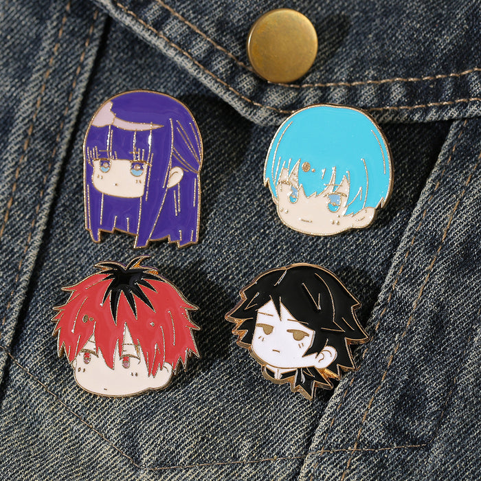 Wholesale Trendy Anime Cartoon Metal Brooch Pin Decorative Accent For Women