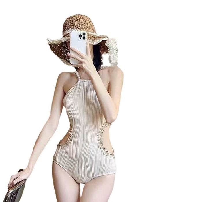 Wholesale Swimsuit one-piece high-end and sexy hot spring vacation swimsuit