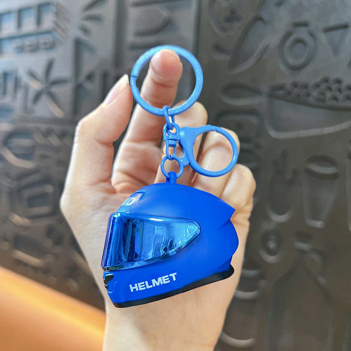 Wholesale Helmet Keychain 3D Motorcycle Helmet Pendant