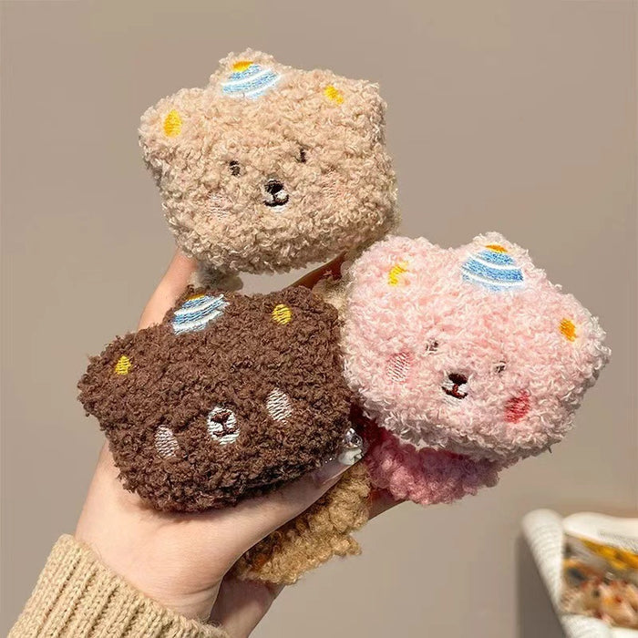 Wholesale plush bear Hair Scrunchies