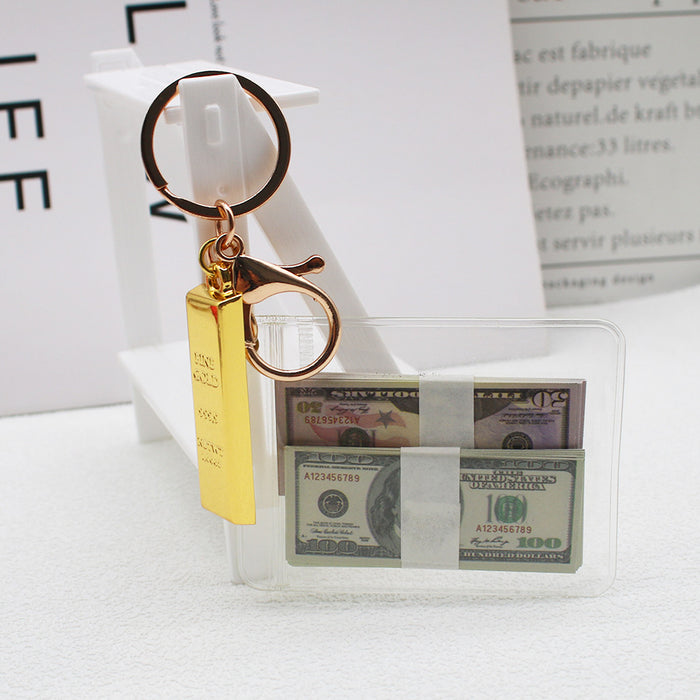 Wholesale US Dollar Banknote Metal Keychains JDC-KC-HaoAn018