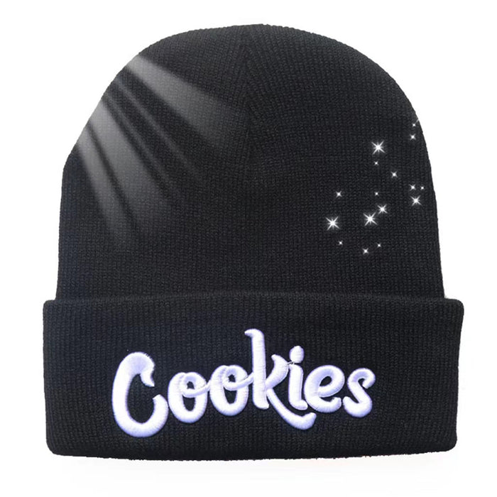 Wholesale Cookies Letters 3D Embroidered Knitted Wool Hat JDC-FH-HongHong013