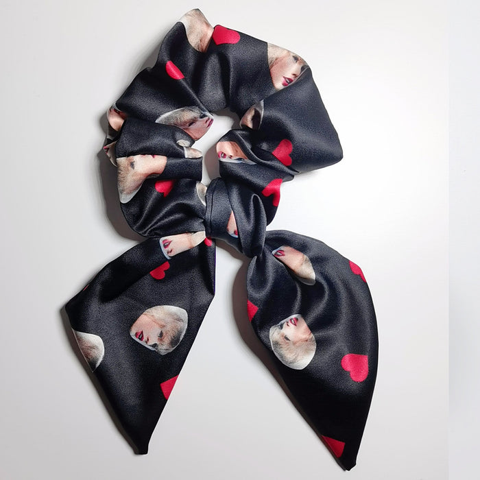 Wholesale Fabric Bow Large Intestine Hair Loop, Ribbon Scarf JDC-HD-WuXD001