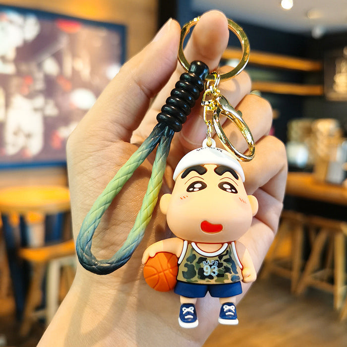 Wholesale Rubber Cartoon Doll Keychain JDC-KC-Tingm185