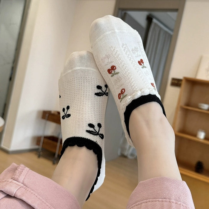 Wholesale Shallow socks, short socks, boat socks, invisible socks, cute mesh socks, thin socks