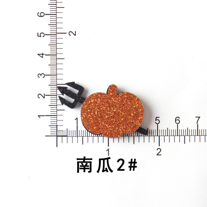 Wholesale  Pumpkin Ghost Felt DIY Hair Clip Craft Kit Decorative Accessory For Kids Boutique Resale Gift