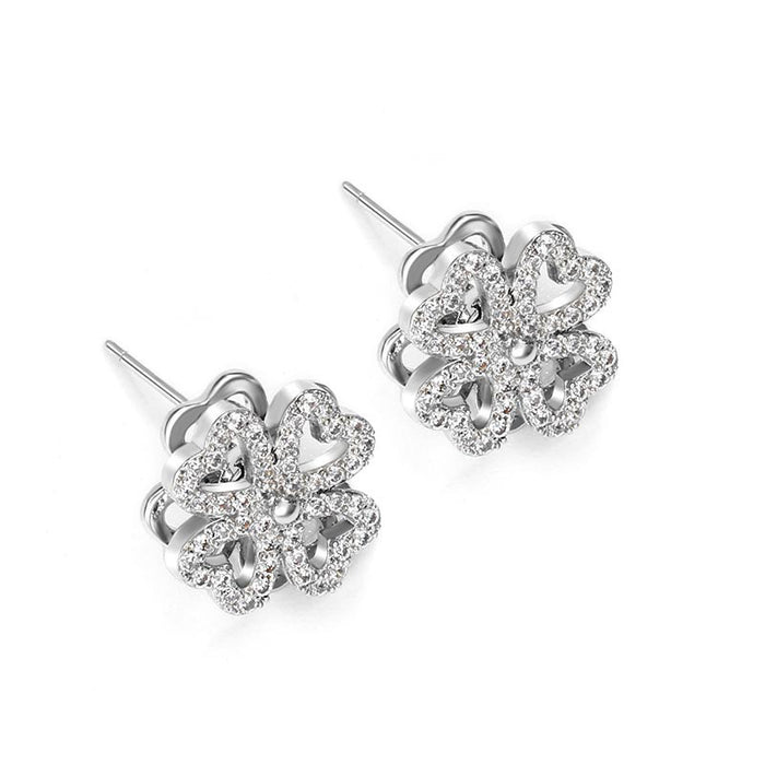 Wholesale Rotating windmill alloy earrings