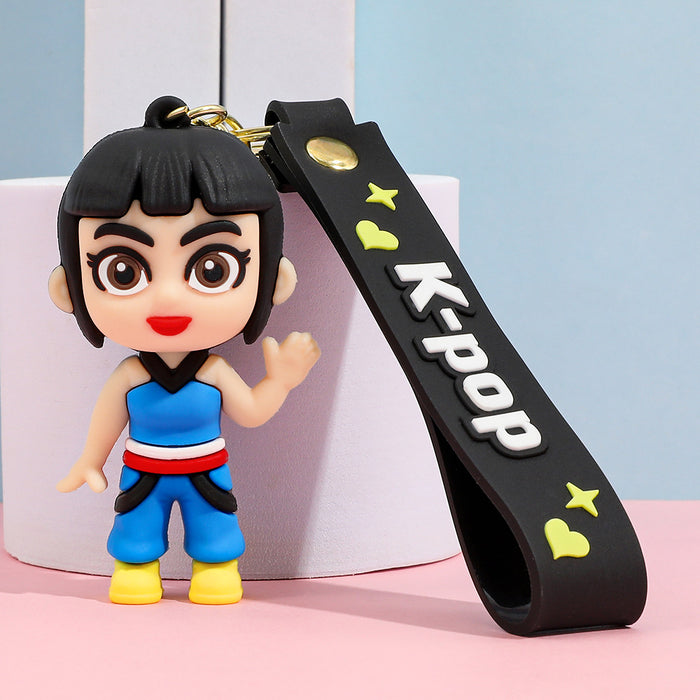 Wholesale Kpop Anime Backpack Pendant Keychains