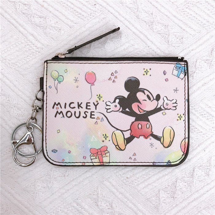 Wholesale PU Cartoon Printing with Key Ring Coin Card Holder JDC-WT-YaLL015