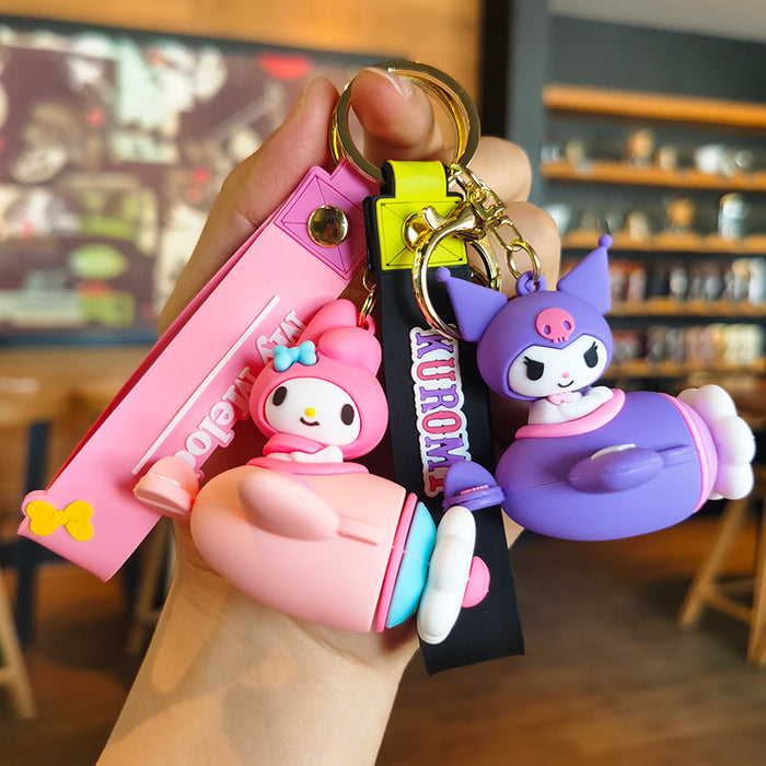 Wholesale Cartoon Doll Silicone Keychain JDC-KC-Tingm205