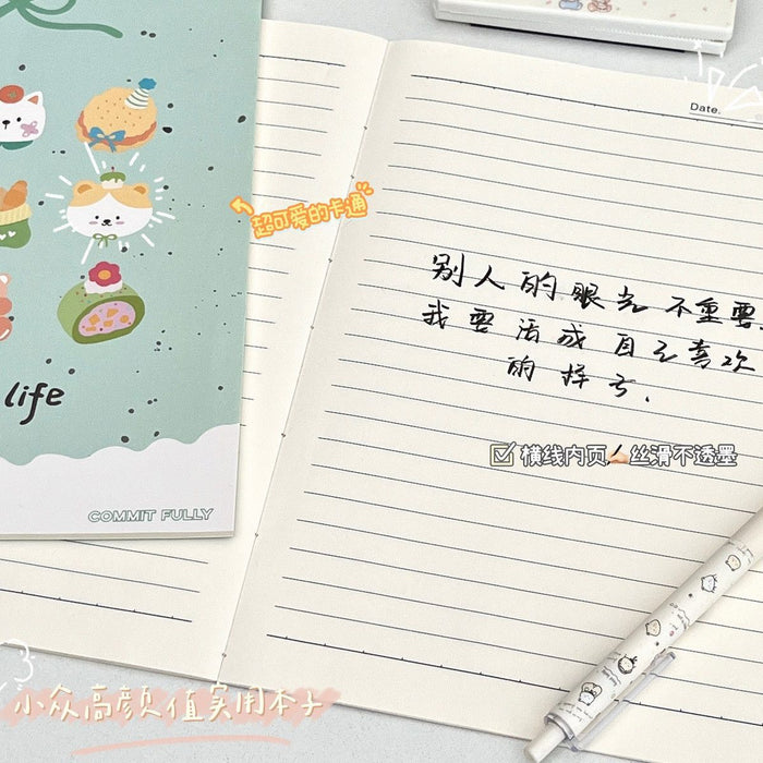 Wholesale Cute Animal B5 Glue-Bound Notebook - Trendy Stationery Accessory MOQ≥4