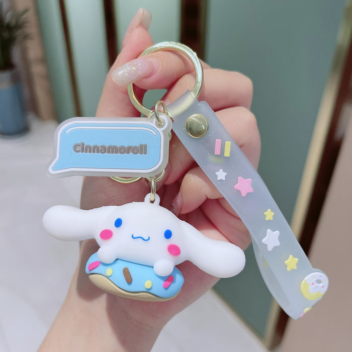 Wholesale Sanrio Donuts Series Cartoon Keychains JDC-KC-HongH001