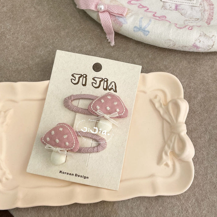 Wholesale Pink Love Butterfly Bunny Clip All-match Children's Hair Accessories