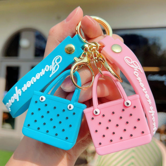 Wholesale Beach Bag Keychain JDC-KC-WC010