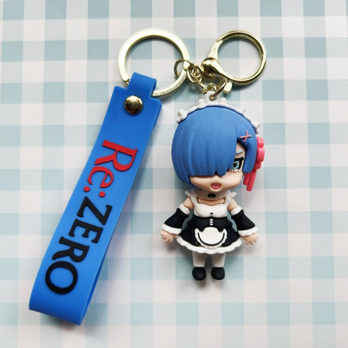 Wholesale PVC Cartoon Doll Keychain JDC-KC-WuYi174