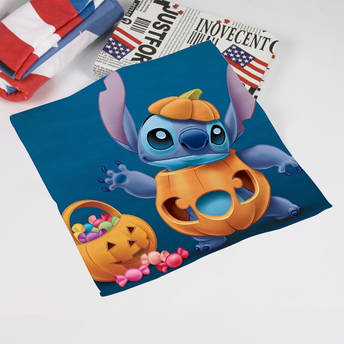 Wholesale Halloween Little Monster Stitch Cartoon Surrounding Multi-picture Anime Square Handkerchief Small Handkerchief Portable Handkerchief Towel Sweat Towel JDC-TW-Hual001