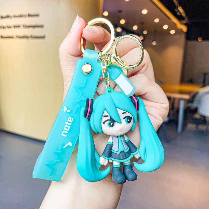 Wholesale PVC Cartoon Doll Keychain JDC-KC-LeZi030