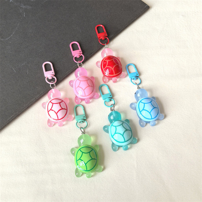 Wholesale Acrylic Luminous Turtle Keychain JDC-KC-HaoXi016