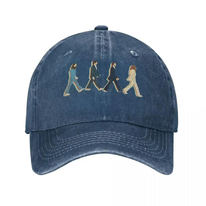 Wholesale Trendy Printed Baseball Cap Adjustable Curved Brim Summer Outdoor Sun Hat Fashion Accessory