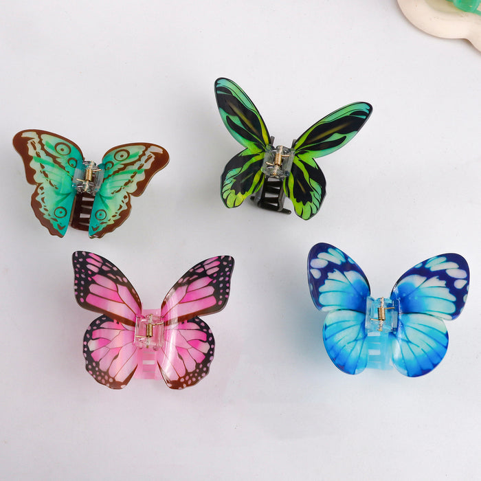 Wholesale Butterfly Appearance  Acrylic Color Series Printed Sky Elements