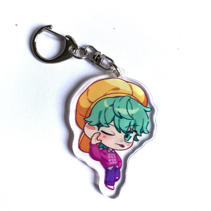 Wholesale High-quality cute acrylic keychain accessory